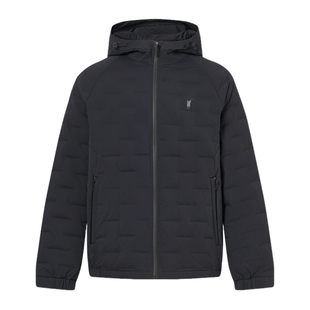 POLOWALK男式羽绒服2025冬季新品简约百搭90鸭绒立领直筒连帽外套