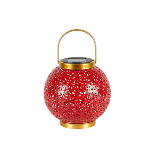 2026新款太阳能户外春节红灯笼庭院新年家用阳台花园装饰福字挂灯