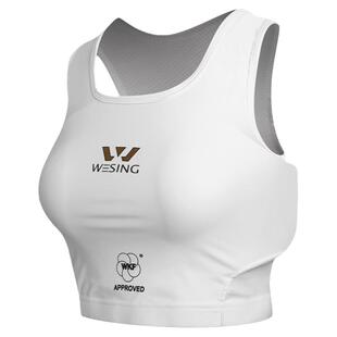 九日山空手道护胸女空手道WKF认证实战训练比赛护具拳击散打背心