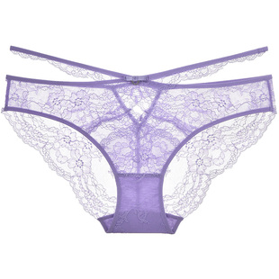 3件129|MYBODY商场同款女士内裤纯棉底档性感勾人蕾丝禁欲系短裤