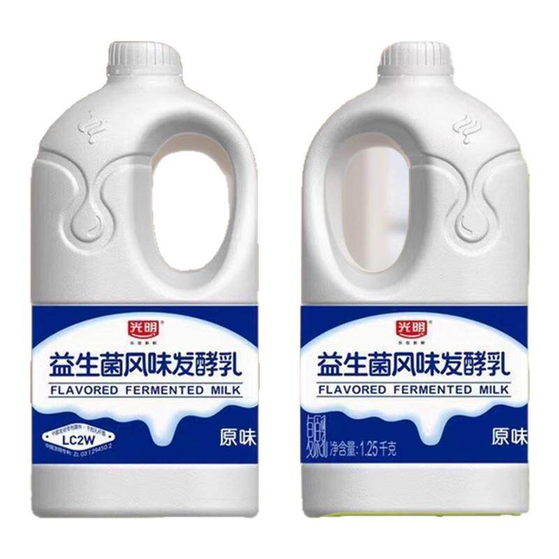 光明酸奶益生菌大桶装1.25k低温酸奶