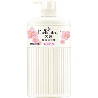 艾诗桃花花香活花萃取沐浴露330g