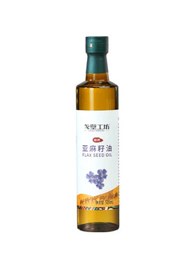 戈壁工坊冷榨一级亚麻籽油500ml
