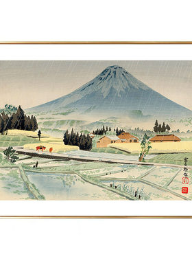 日式风浮世绘装饰画日本墙壁挂画