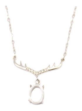 diy一路有你蜜蜡镶嵌吊坠空托