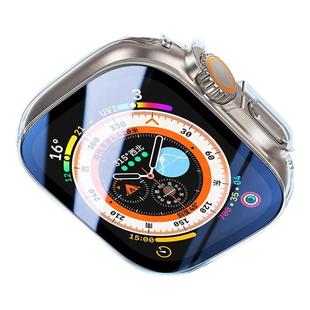 图拉斯AppleWatch保护壳Ultra3新款适用苹果手表iWatch2壳膜一体表壳透明第二代钛合金AppleWatchUltra半包套