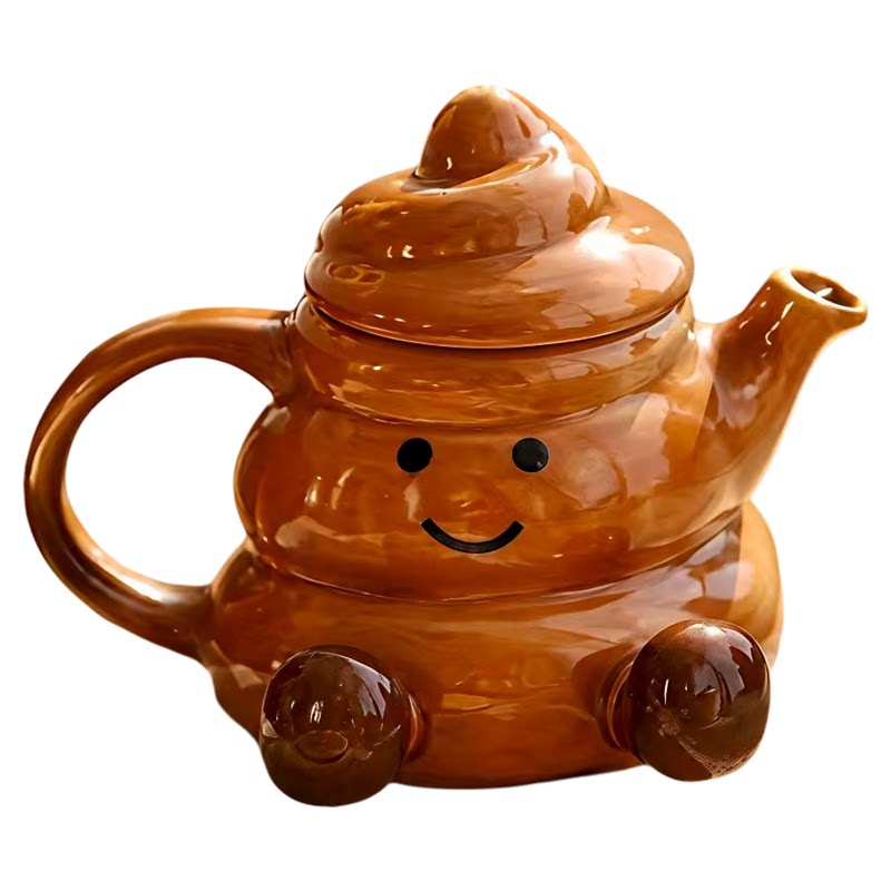 便便大便泡茶壶可爱稀奇古怪杯子
