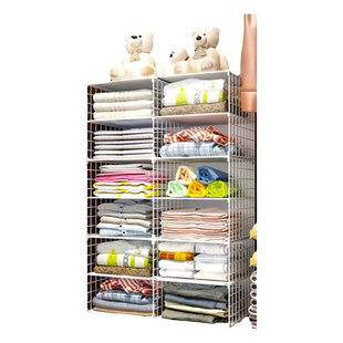 衣柜收纳分层隔板衣橱隔断分层架柜子分隔收纳神器衣物收纳置物架