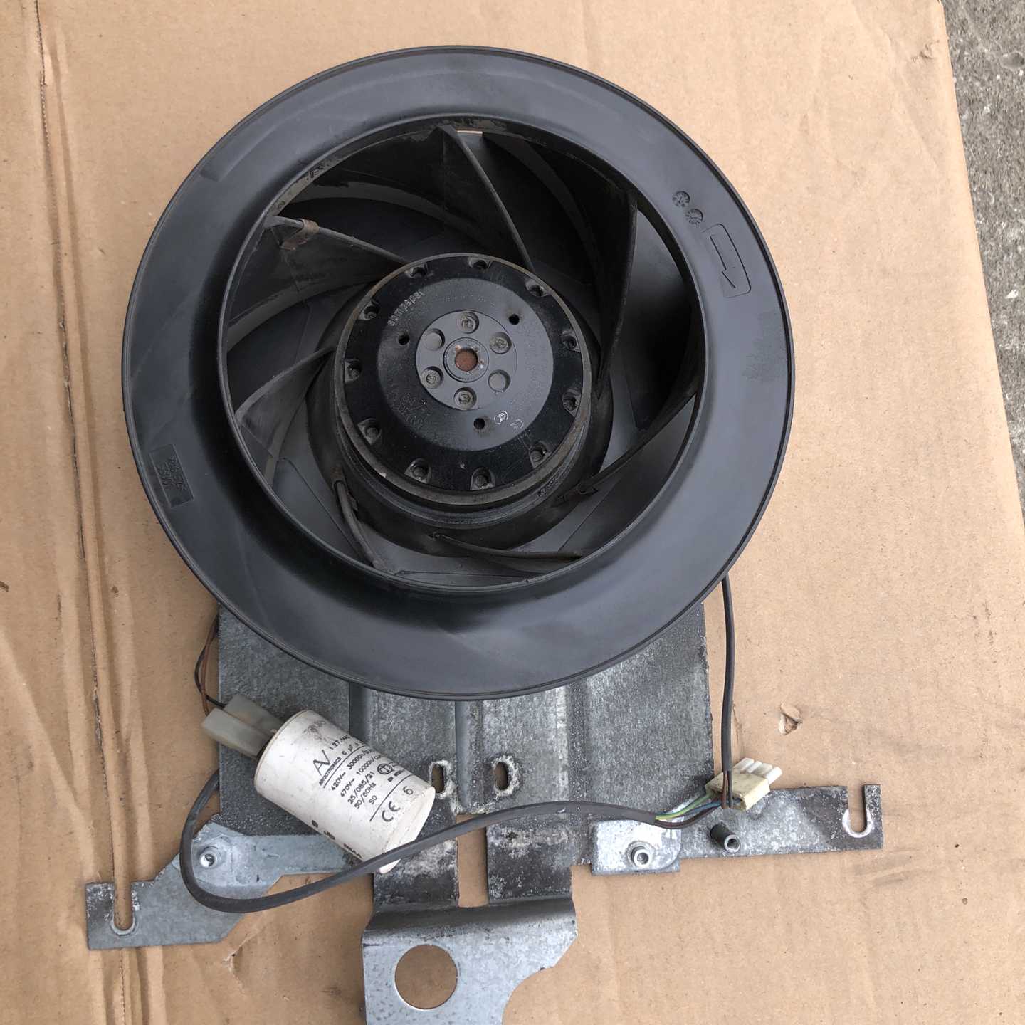 拆机风扇R2E225-BD92-12带启动电容，实物拍摄，功