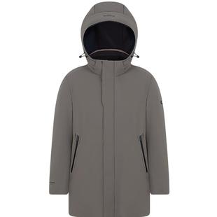 波司登冬季新款男经典商务红外线蓄热宽松鹅绒风衣羽绒服防风保暖