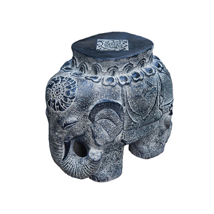 大象仿石凳石墩子底座石鼓门墩中式庭院门口一对看门镇宅民宿花盆