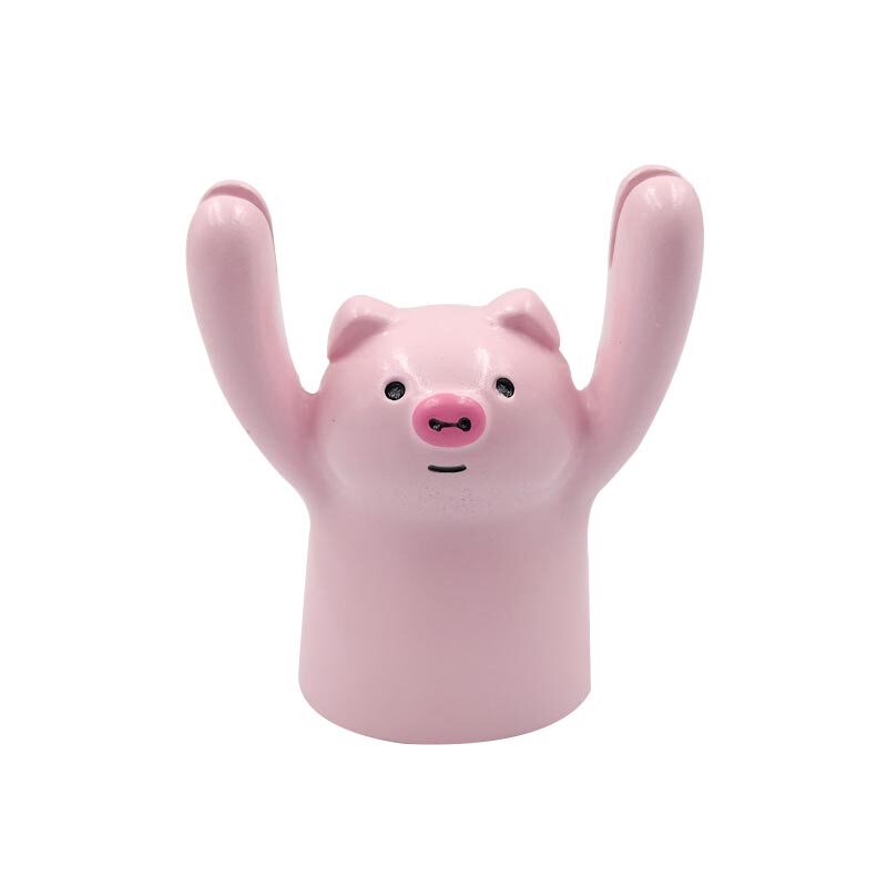 烘焙蛋糕装饰粉色举牌小猪生日蛋糕装饰摆件插表白猪蛋糕装饰配件