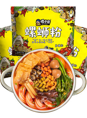 柳州螺蛳粉螺小匠带螺肉鹌鹑蛋