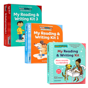 牛津自然拼读教材幼儿园3-6岁 英文原版 Read Write Inc My Reading and Writing Kit 儿童英语早教启蒙 亲子家庭教育教辅礼盒装
