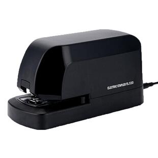 TS550全自动智能电动订书机2-50页大容量重型加厚大号订书机合同厚文件资料办公省力装订12号钉触动感应装订