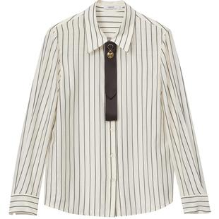 KBNE【商场同款】衬衫女内搭上衣2025春新款今年流行爆款绝美衬衣