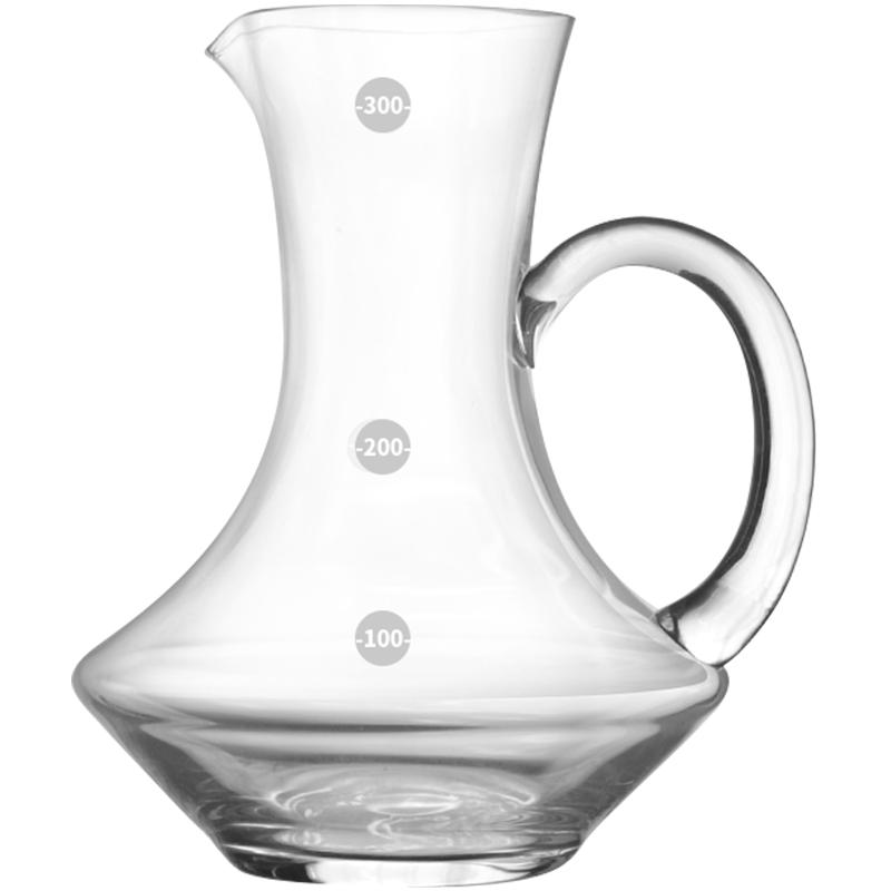 致雅轻奢白酒分酒器红酒醒酒器家用欧式水晶玻璃手工分酒壶带刻度