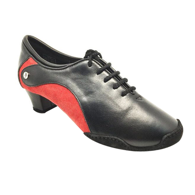 红色舞鞋伦巴女牛仔舞蹈鞋