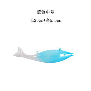 空中吊饰天花板创意装饰挂饰商场走廊酒店大厅海洋立体玻璃鱼