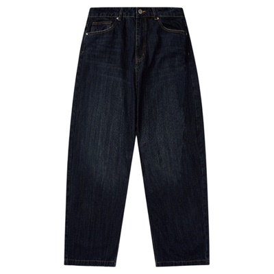 roaringwild直筒弯刀廓形牛仔裤