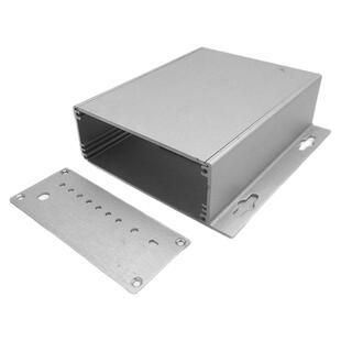铝合金铝型材外壳机箱屏蔽电源盒仪表壳体diy铝壳铝盒分体128x40