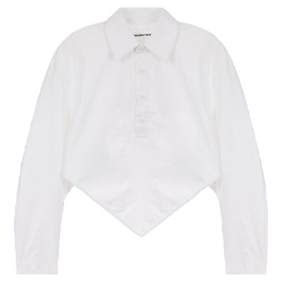 ALEXANDER WANG 春夏新款女士休闲长袖衬衫 银泰百货精品301574