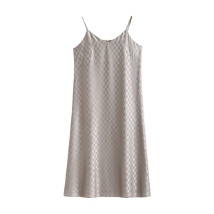 吊带睡裙女士睡衣冰丝绸背心夏季夏天仿真丝绸薄款长款性感连衣裙