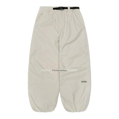 2526DIMITO韩国滑雪裤单板双板男女款防水防风直腿宽松裤BANDED