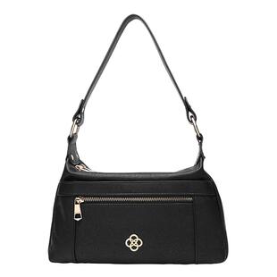 稻草人包包女2026新款多层拉链包大容量单肩腋下包小众时尚斜挎包