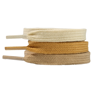 棕色鞋带纯棉扁平男女款卡其色咖啡色适配运动鞋帆布板鞋双层百搭