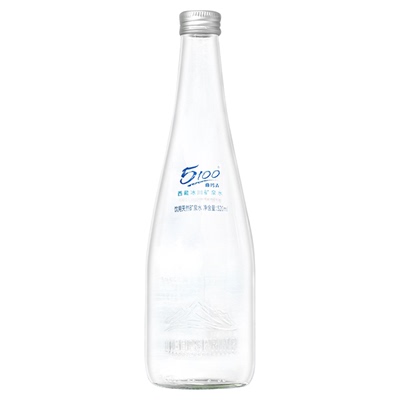 藏冰川矿泉水520ml*15瓶玻璃瓶