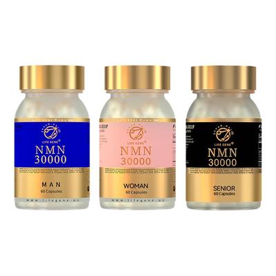 【3瓶礼盒装】LIFEGENE生命基因NMN30000原装进口NAD+前体补充剂