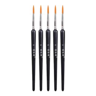 尼龙勾线笔特细画笔套装绘画颜料笔刷丙烯国画水粉油画水彩笔毛笔软头描线美术生专用极细排笔描边勾勒工笔