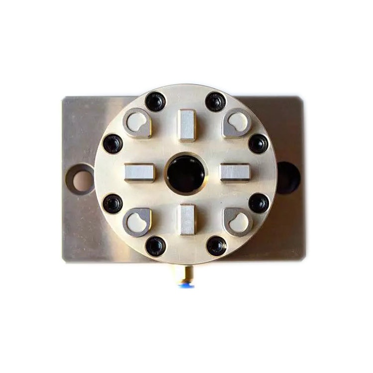 三爪卡盘组合机床D100型电脑锣CNC快速定位四爪气动卡盘 夹具底座