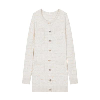 SLY 2024冬季新品优雅淑女小香风短款针织连衣裙女030HAZ73-5771