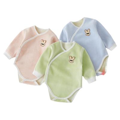 加绒婴儿包屁衣加厚保暖