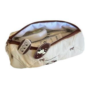 奶油巧克力~日系可爱猫咪笔袋女ins学生大容量文具袋高颜值收纳包