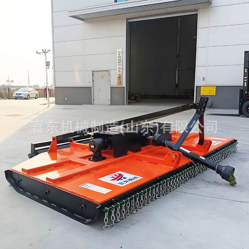 厂家定制拖拉机后置大型机场用打草旋转甩刀割草机机修剪设备