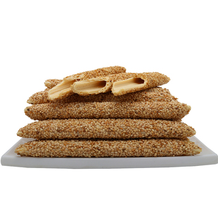 百年张记纯正老式手工芝麻糖 芝麻杆 芝麻棒棍酥脆灶糖香酥麦芽糖