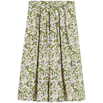 【春夏新降】Weekend MaxMara 2025女装棉质印花半身裙5101095206