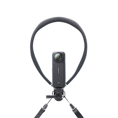 MAXCAM适用于大疆Osmo360全景相机影石InstaX5X4Air挂脖胸前固定带钓鱼路亚第一人称支架摩托车骑行配件