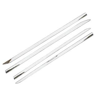 适用于奔驰V300L侧裙亮条V260L裙边防擦条车身饰条侧包围改装配件