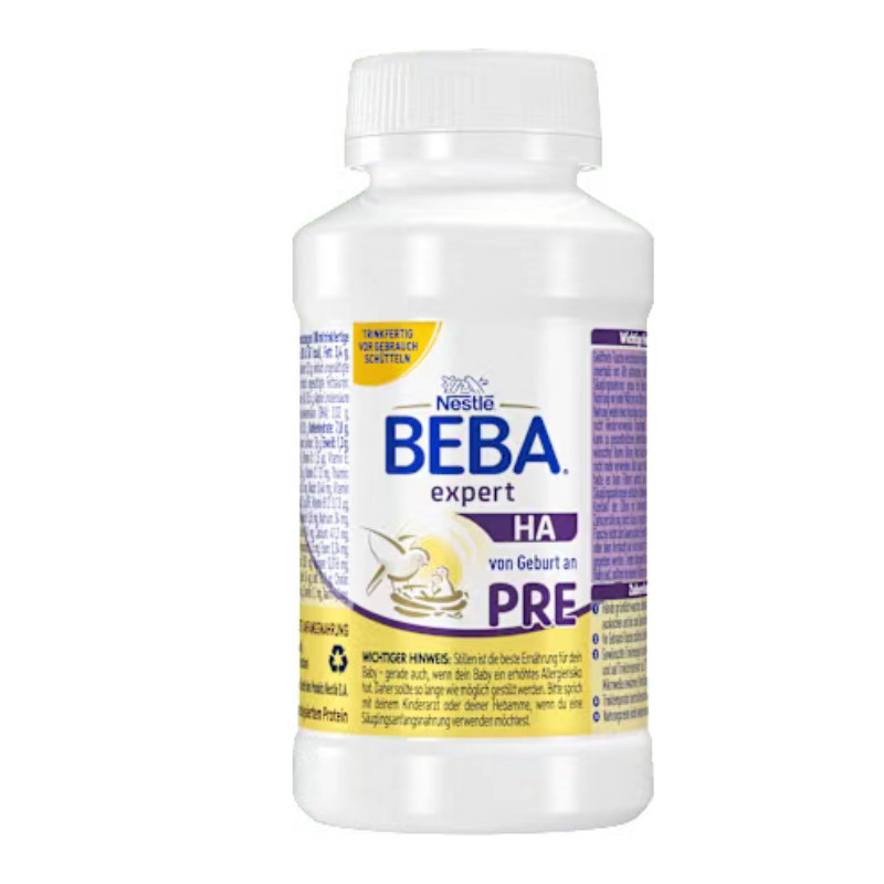 雀巢BEBA贝巴HA适度水解液态奶