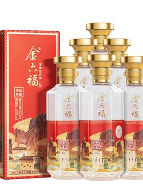 金六福500ml清香型53度白酒