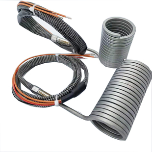 热流道弹簧发热圈耐高温不锈钢注塑机射嘴电加热圈带感温线包邮