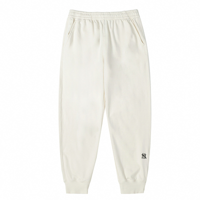 MLB运动裤男女25新款卫裤刺绣小标宽松束脚休闲长裤3APTB0151