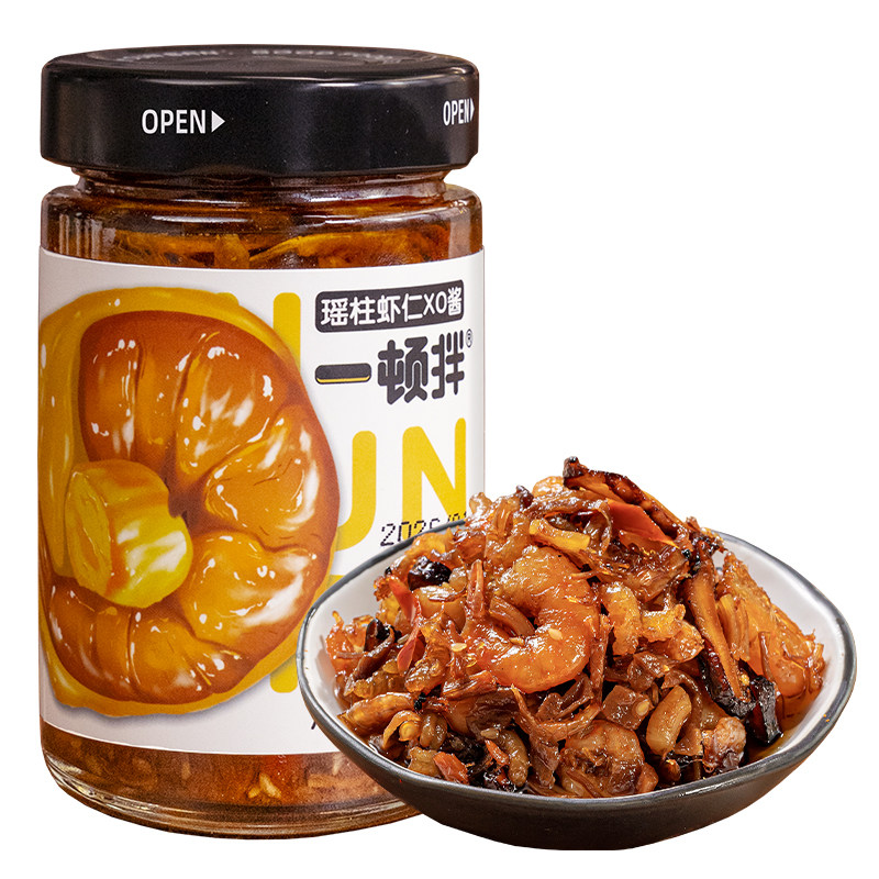 一顿拌瑶柱虾仁XO酱拌饭好酱