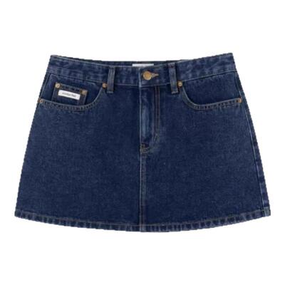 【现货】overdueflair全秀林同款复古简约显瘦低腰牛仔短裙半身裙