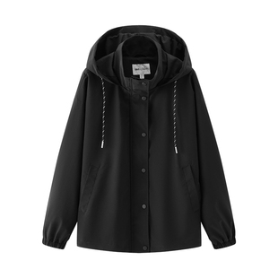 [商场同款]森马 x Marcus联名款外套女三防2025秋季新款防风夹克