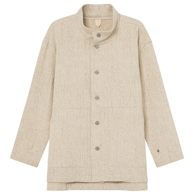 JDV商场同款砂石色风衣外套